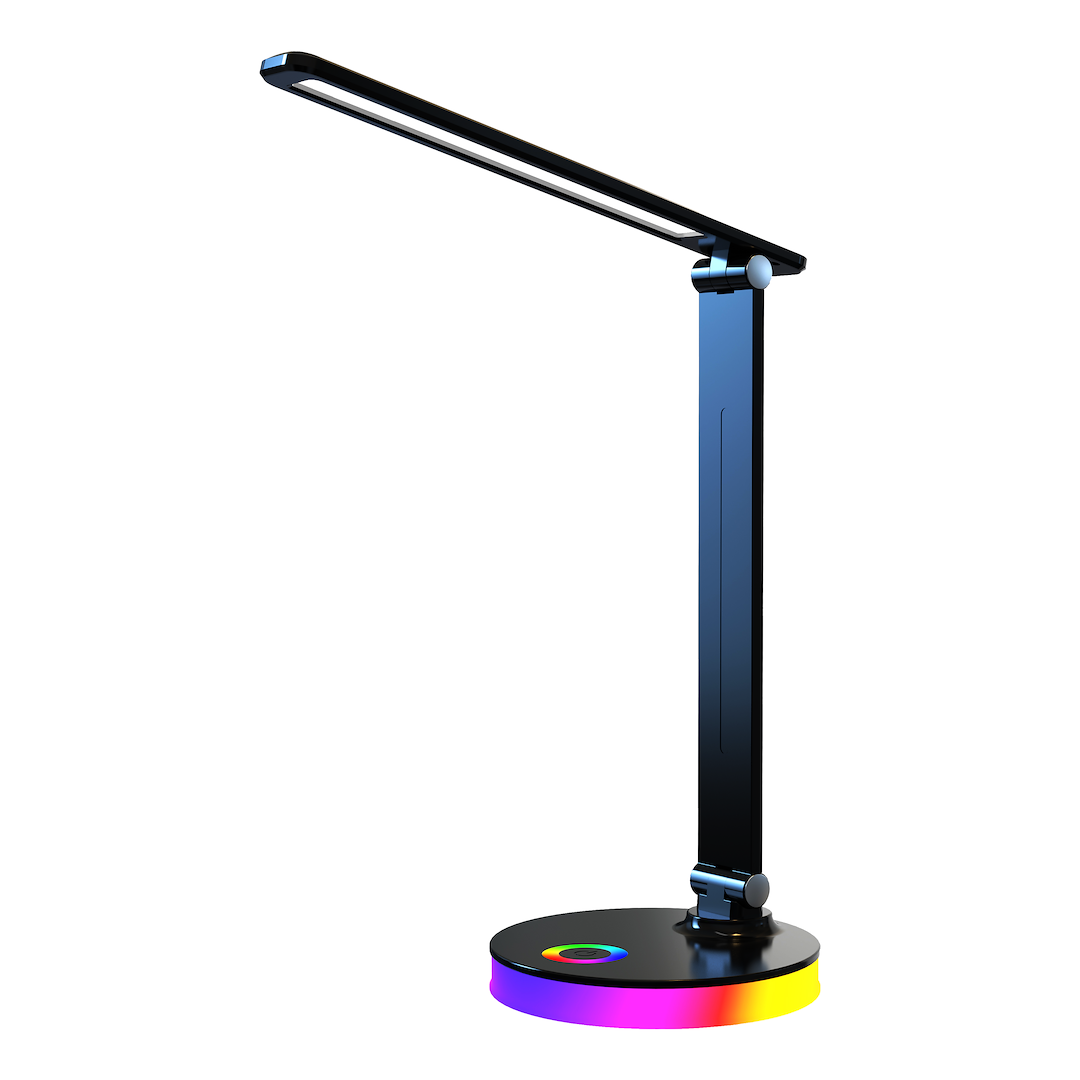 Lampka biurkowa Bruno Czarny 5W LED RGB