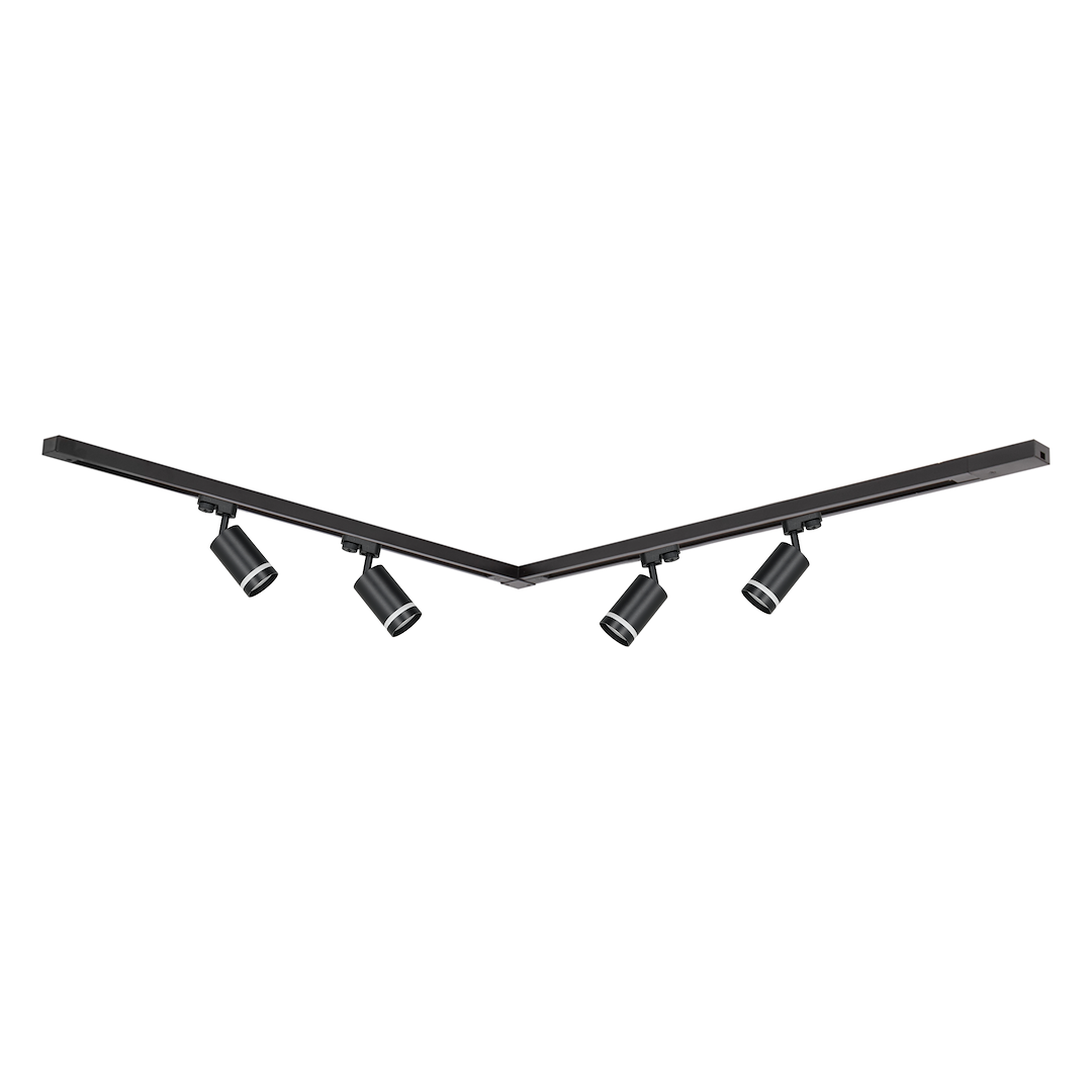 Zestaw Track Light Pipe Ring 4xGU10 2m Czarny - obrazek 2