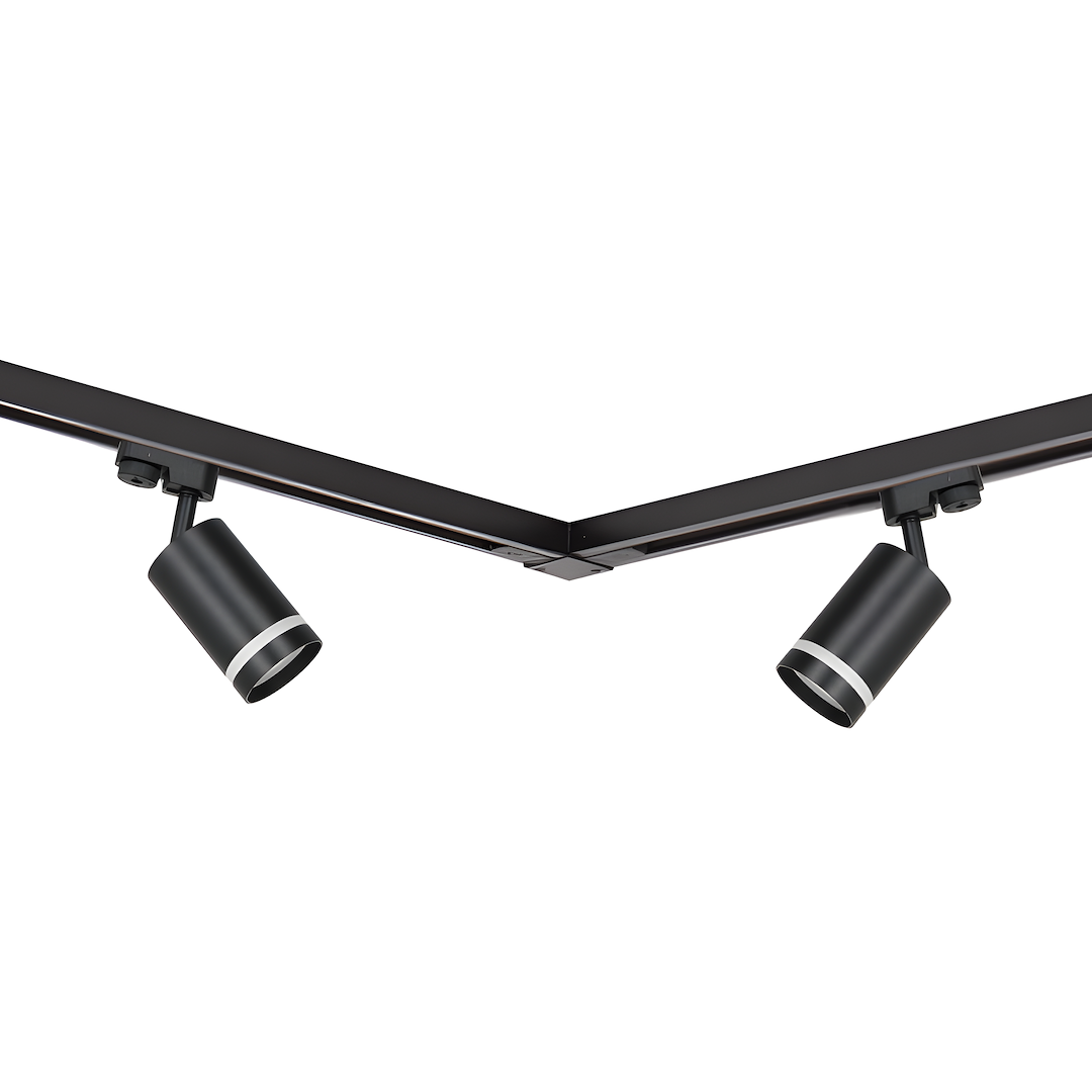 Zestaw Track Light Pipe Ring 4xGU10 2m Czarny - obrazek 4