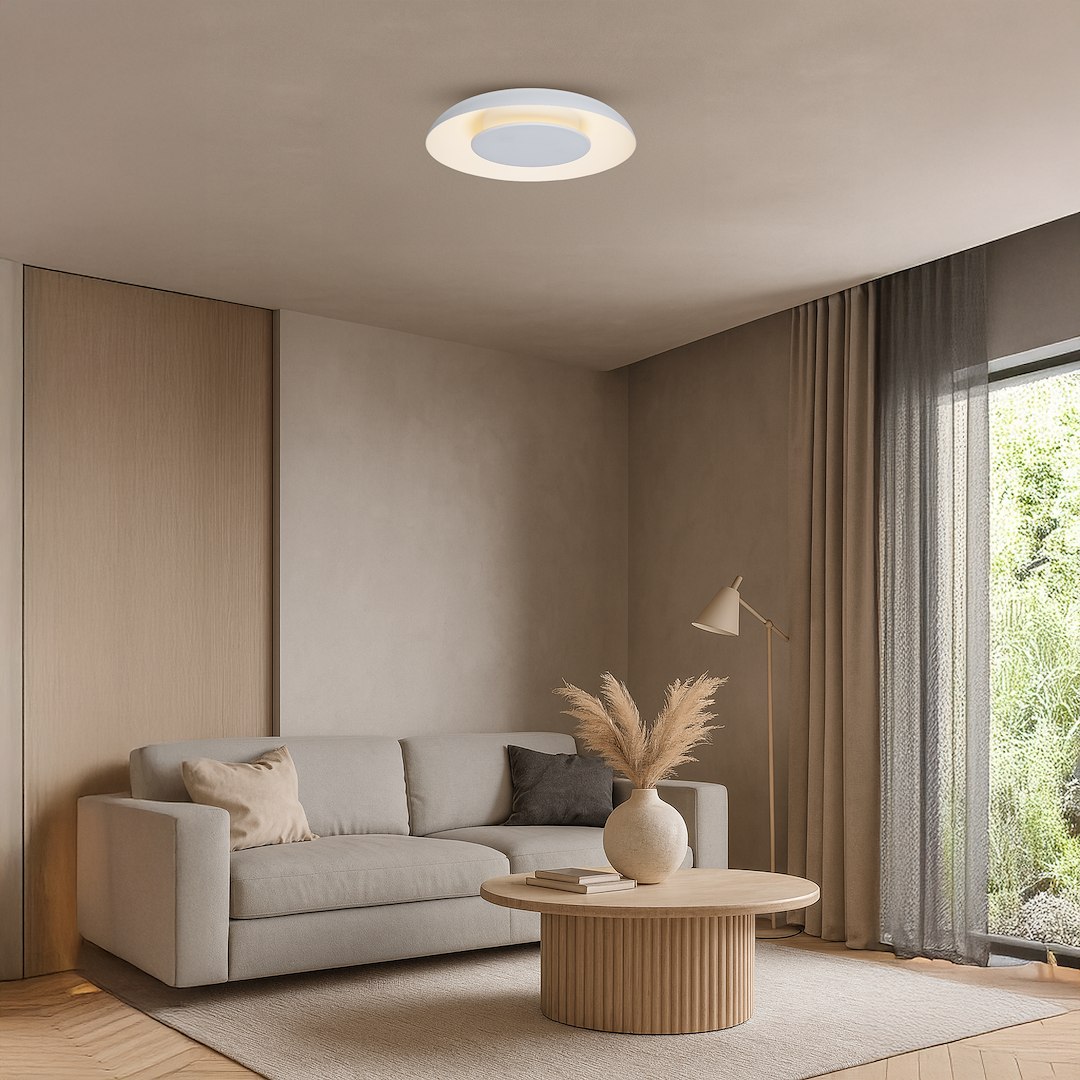 Lampa sufitowa Piattino Biały 30W LED 3000K-4000k-6000K - obrazek 3