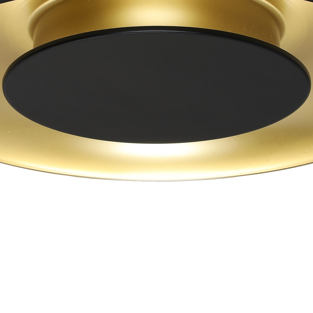 Lampa sufitowa Piattino Czarny Złoty 30W LED 3000K-4000k-6000K - obrazek 2