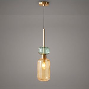 Lampa wisząca MOLLY AMBER 1xE14