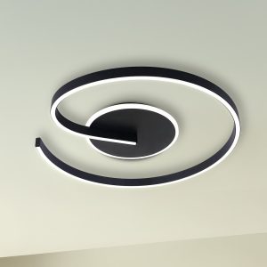 Lampa sufitowa LORENZO BLACK 22W LED