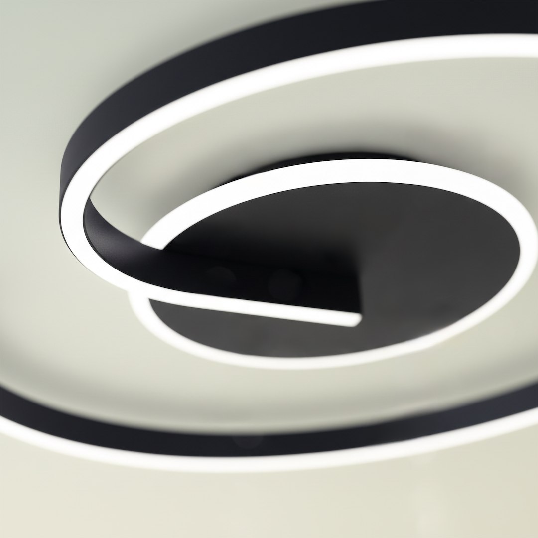 Lampa sufitowa LORENZO BLACK 22W LED - obrazek 2