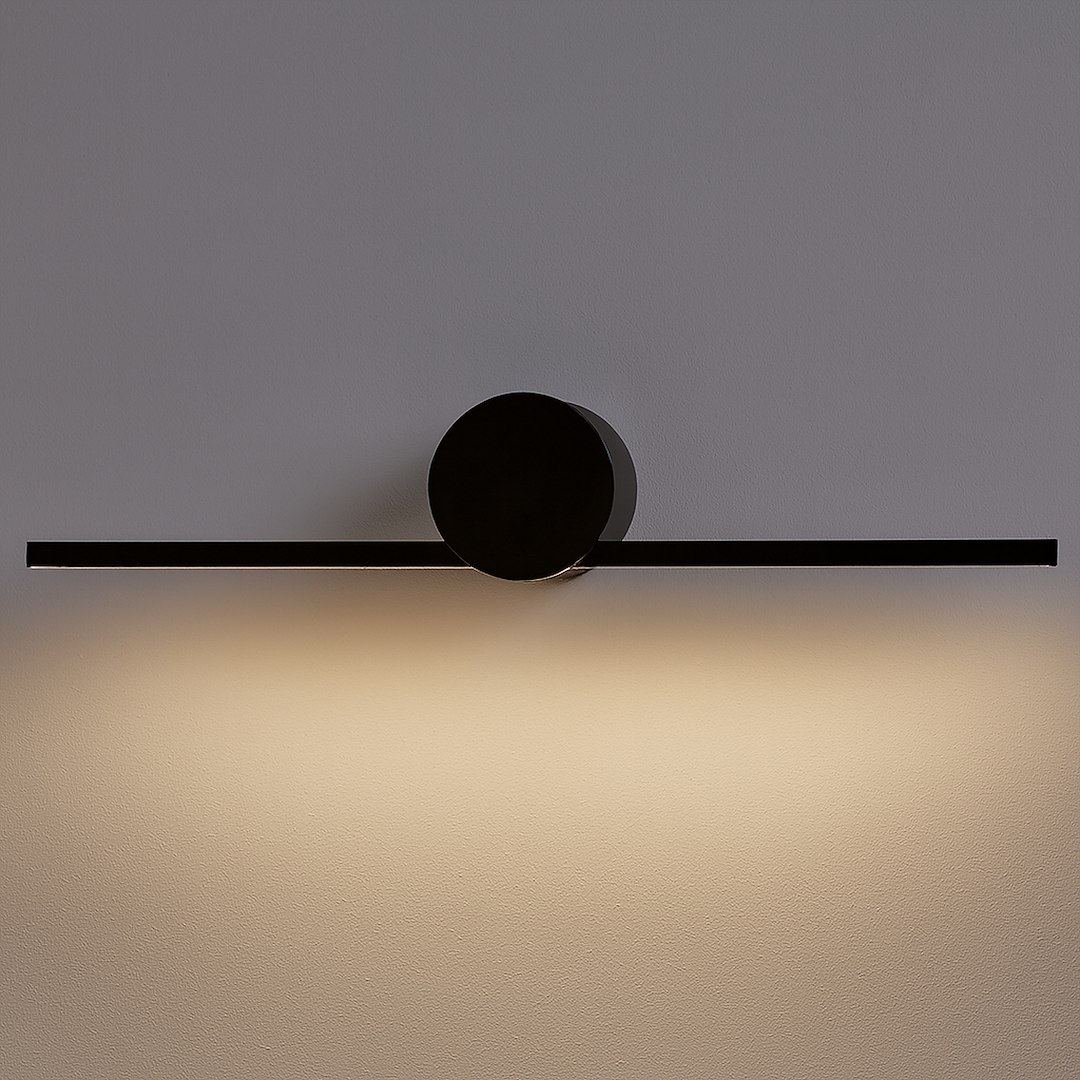 Kinkiet Artist Czarny 6W LED 40cm