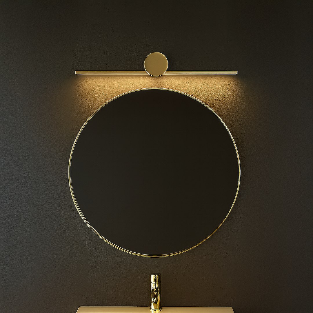 Kinkiet Artist Złoty 6W LED 40cm - obrazek 3