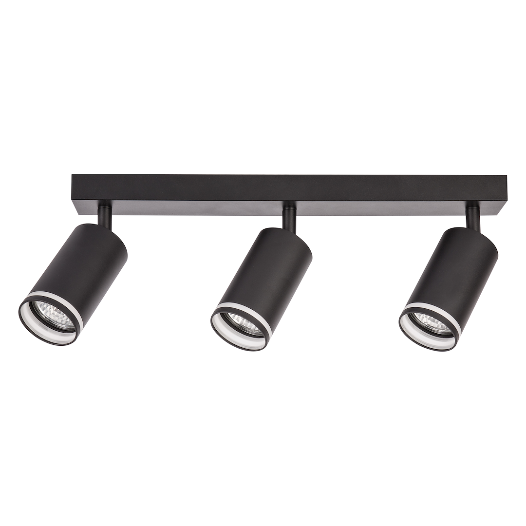 Oprawa Pipe Ring Spot Czarny 3xGU10 - obrazek 2