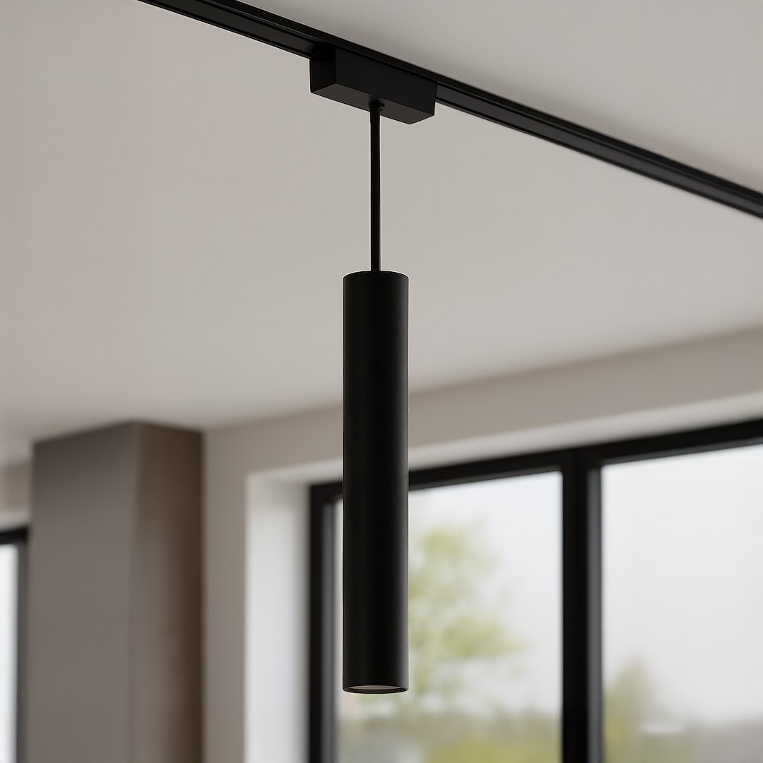 Slim Magnetic Track Czarny Pendant 6W LED Tuya CCT 24V