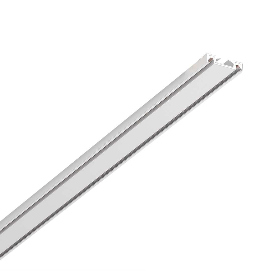 Slim Magnetic Track Szyna Natynk Biały 100cm + zaślepki