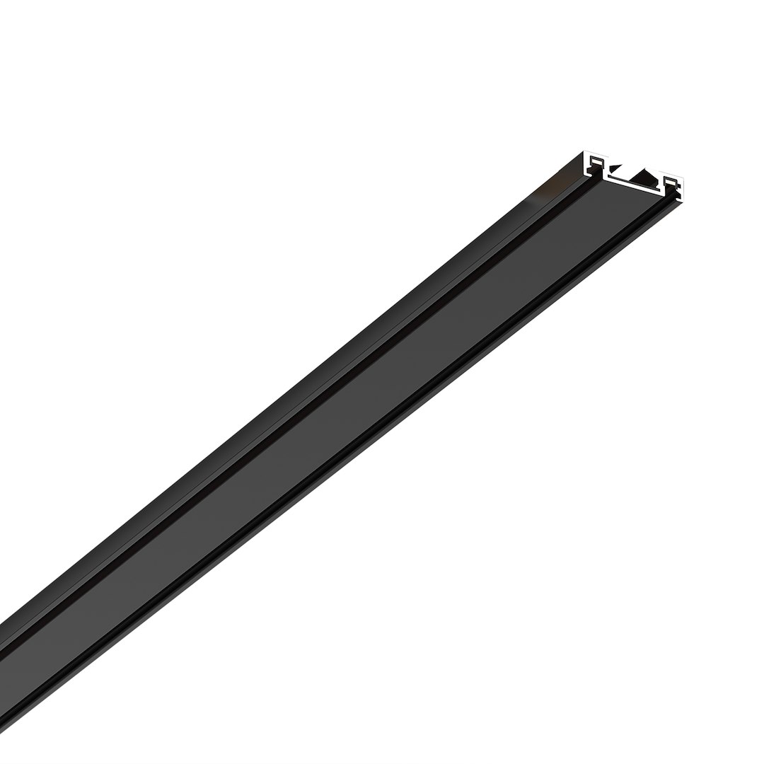 Slim Magnetic Track Szyna Natynk Czarny 200cm + zaślepki