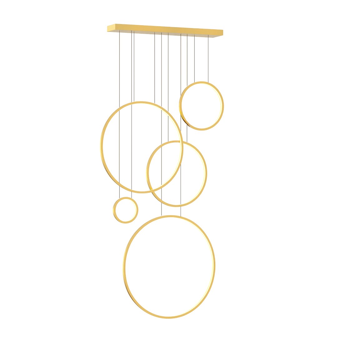 Lampa wisząca Saturno Gold 100W LED mezzanine - obrazek 5