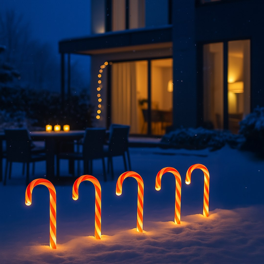 Candy cane zestaw 5szt 10W LED 230V IP44 - obrazek 2
