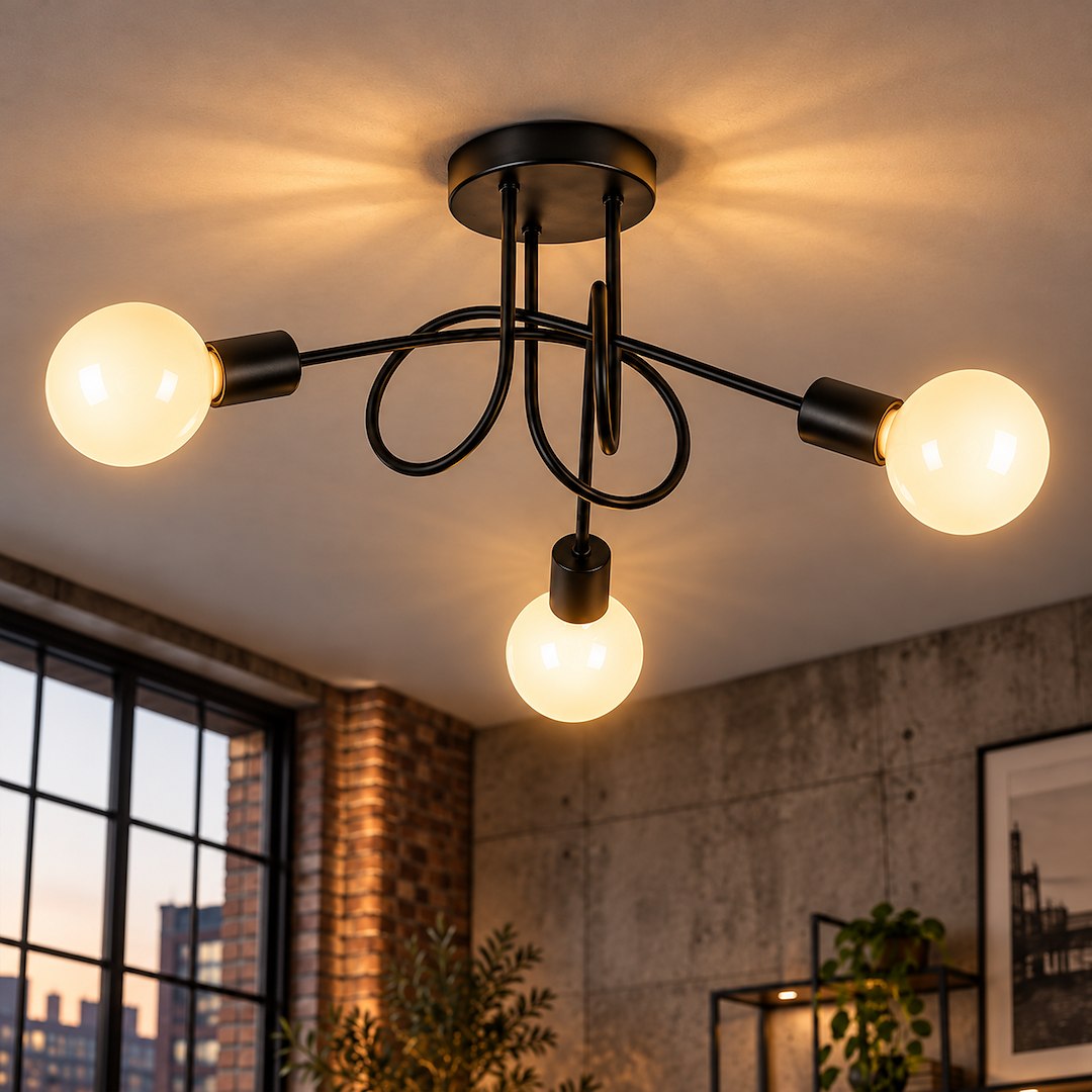 Lampa sufitowa TURBINO 3xE27 - obrazek 4