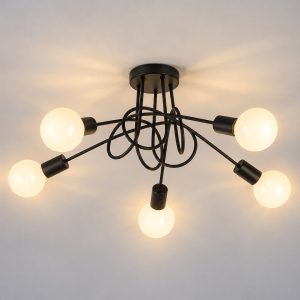 Lampa sufitowa TURBINO 5xE27