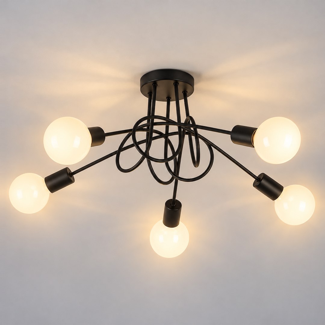 Lampa sufitowa TURBINO 5xE27