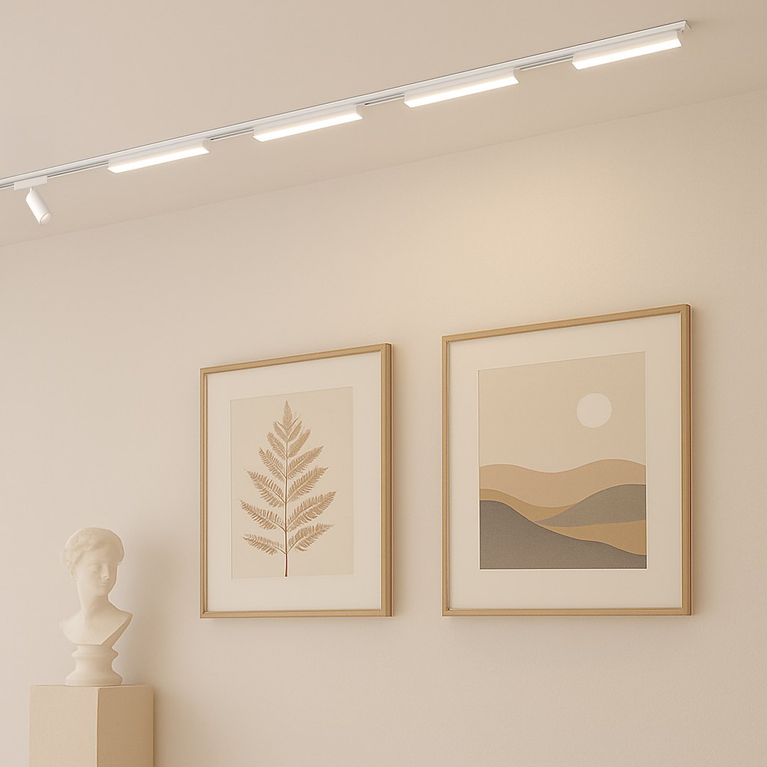 Slim Magnetic Track Biały 23cm 10W LED Tuya CCT 48V - obrazek 3