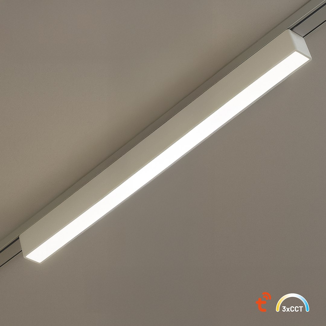 Slim Magnetic Track Biały 61cm 20W LED Tuya CCT 48V