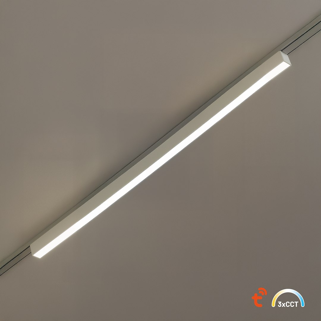 Slim Magnetic Track Biały 91cm 30W LED Tuya CCT 48V