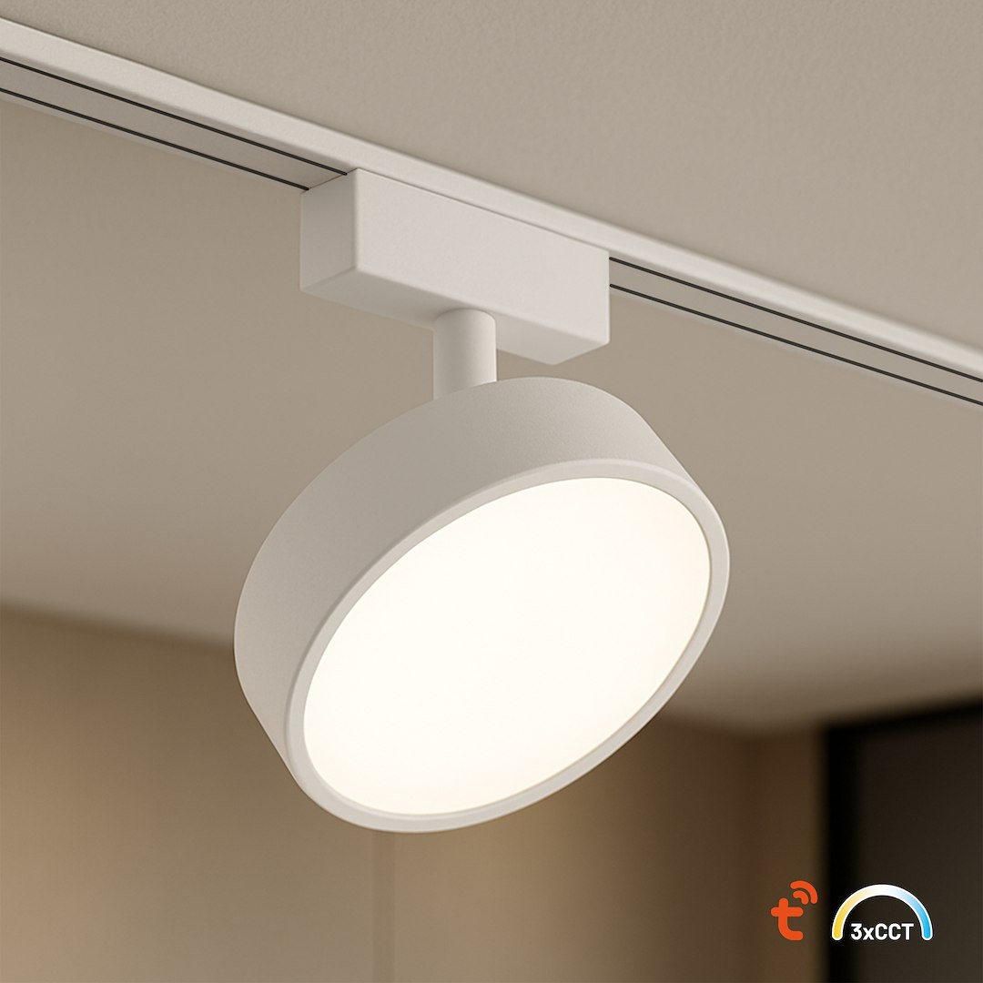 Slim Magnetic Track Biały 9W LED Tuya CCT 48V