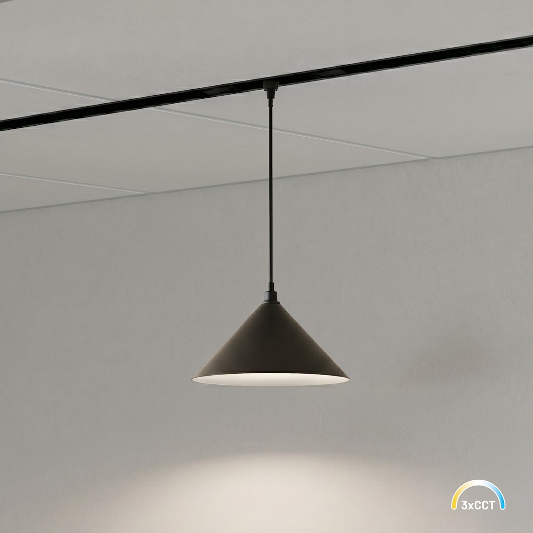 Magnetic Track Pendant Cone 5mm 7W CCT 48V