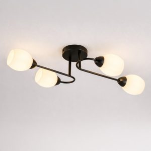 Lampa sufitowa KING 4xE27 Czarny