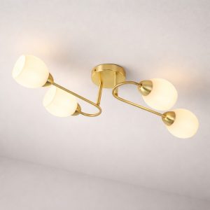 Lampa sufitowa KING 4xE27 Złoty