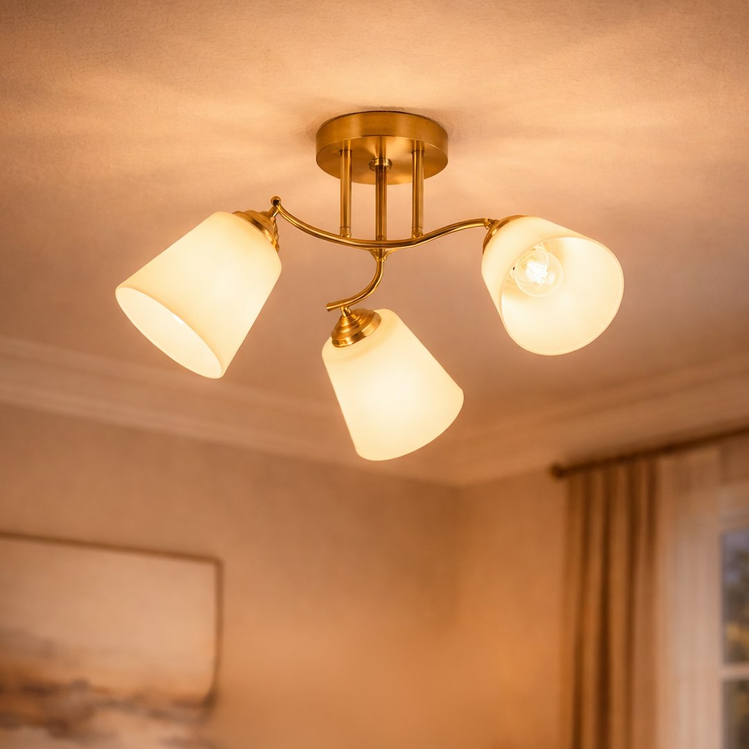 Lampa sufitowa PAFOS GOLD 3xE27 - obrazek 4