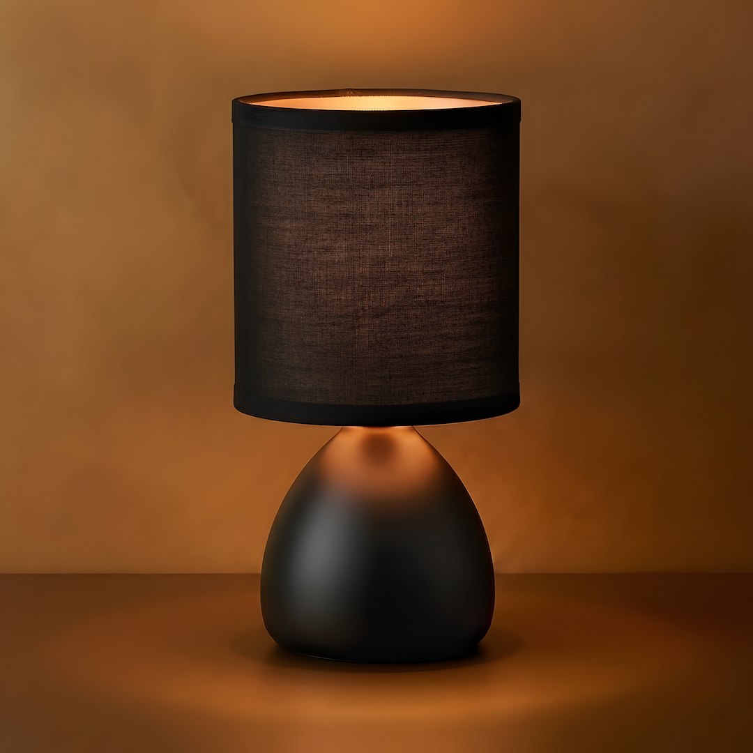 Lampka nocna Sabrina 1xE14 Czarny