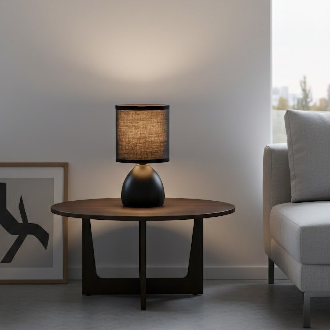 Lampka nocna Sabrina 1xE14 Czarny - obrazek 4