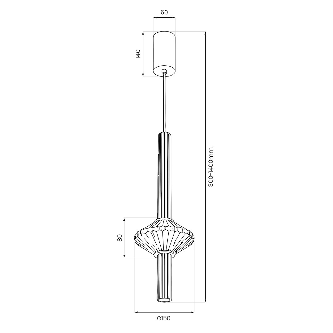 Lampa wisząca Padre 7W LED - obrazek 7