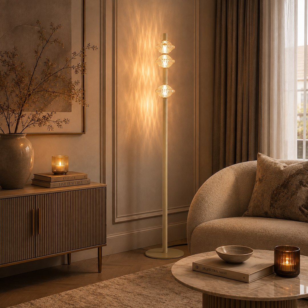 Lampa podłogowa Padre Gold 19W LED - obrazek 2