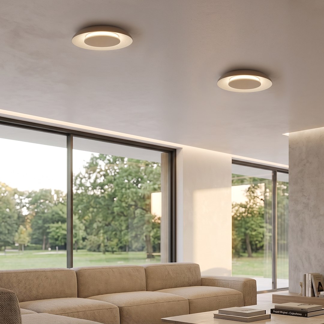 Lampa sufitowa Piattino 15W LED CCT Beżowy - obrazek 2