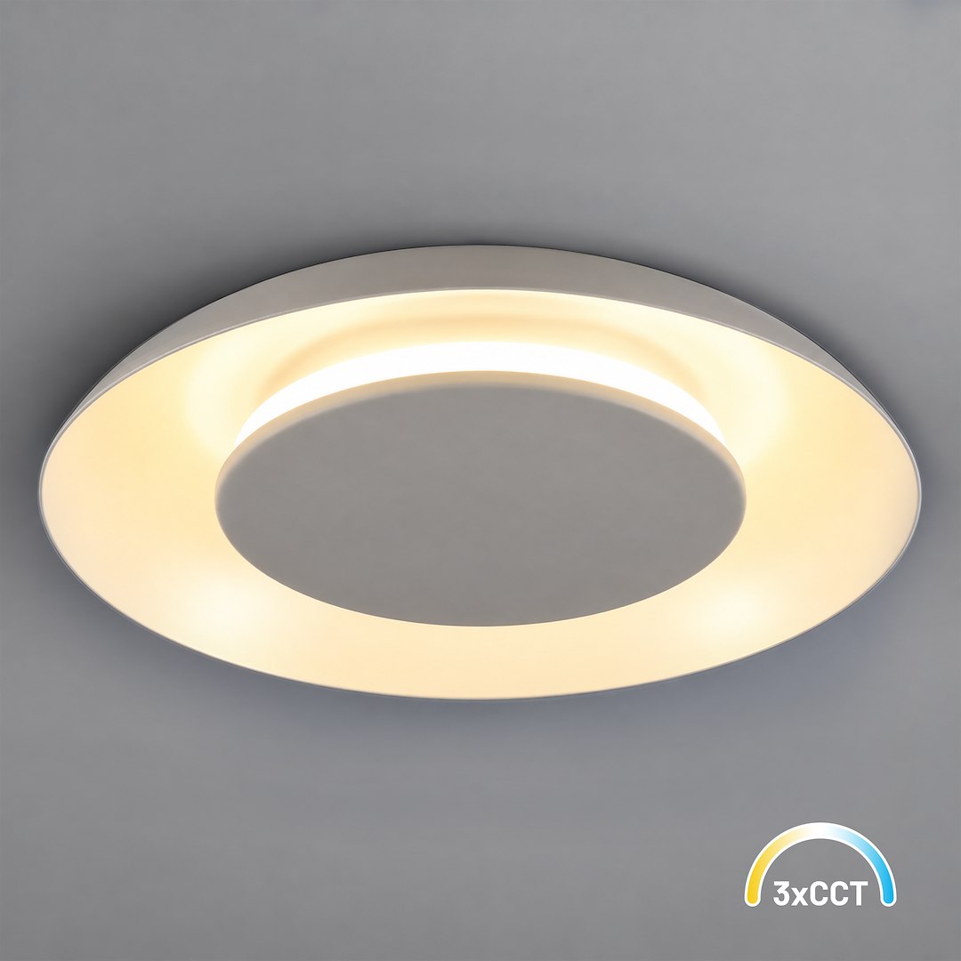 Lampa sufitowa Piattino 30W LED CCT Beżowy