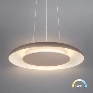 Lampa wisząca Piattino 30W LED CCT Beżowy