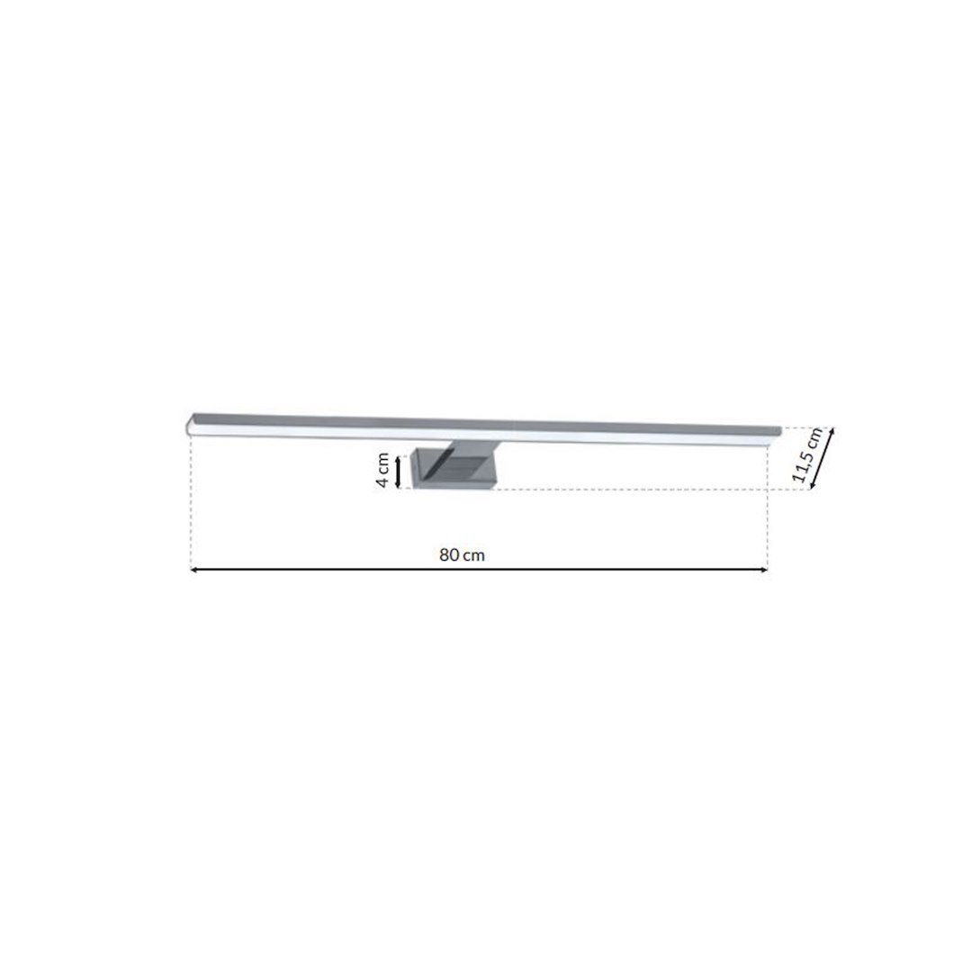 Kinkiet SHINE CHROME 80cm 15W LED - obrazek 7