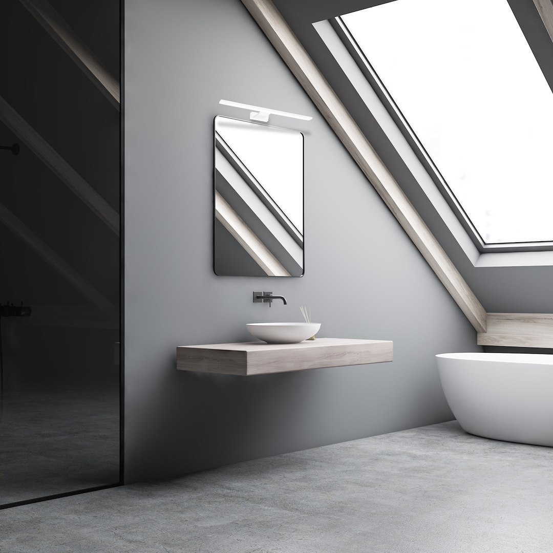 Kinkiet Shine 40cm 7W LED Biały - obrazek 4