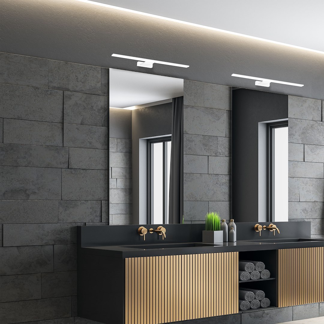 Kinkiet Shine 40cm 7W LED Biały - obrazek 5