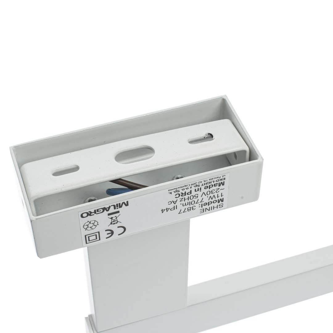 Kinkiet Shine 45cm 11W LED Biały - obrazek 3