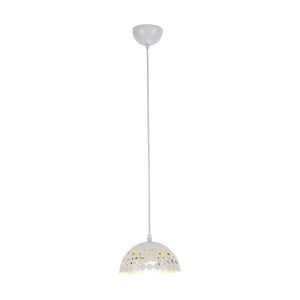 Lampa wisząca Lisa Biały 1xE27 18cm