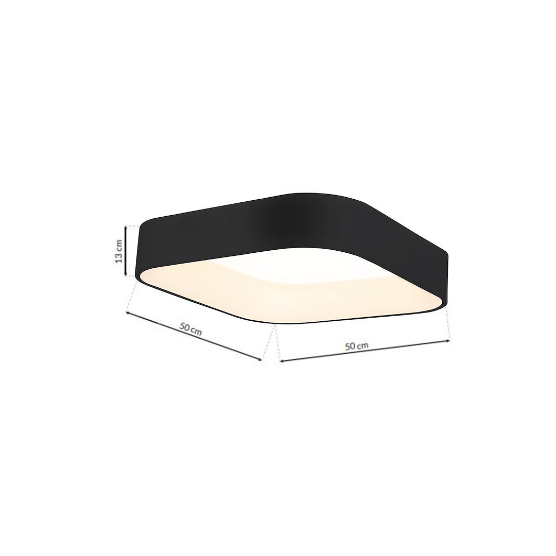 Plafon ASTRO BLACK 40W LED 3000K-4000K - obrazek 7