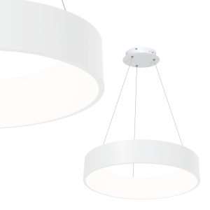 Lampa wisząca Ohio Biały 40W LED 3000K-4000K