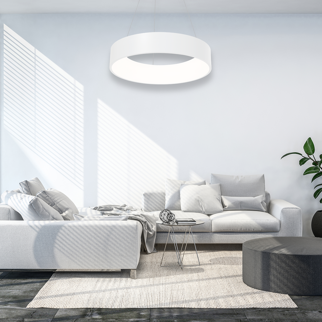 Lampa wisząca Ohio Biały 40W LED 3000K-4000K - obrazek 6
