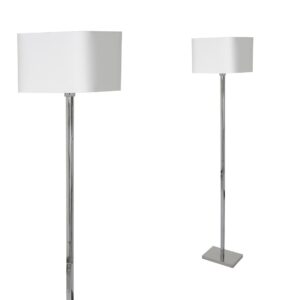 Lampa stojąca Napoli 1xE27 Biały / Chrom