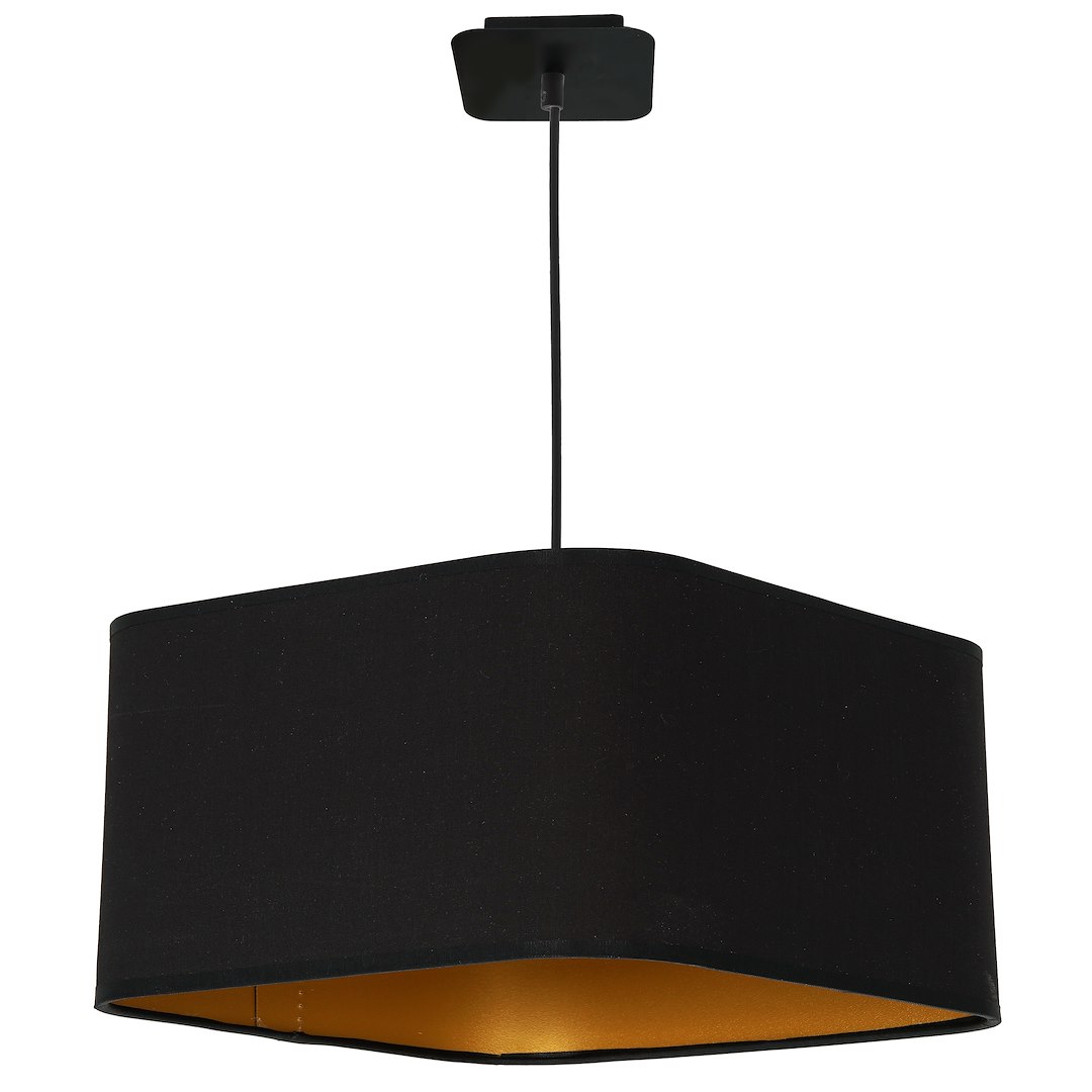 Lampa wisząca NAPOLI BLACK/GOLD 1xE27 - obrazek 2