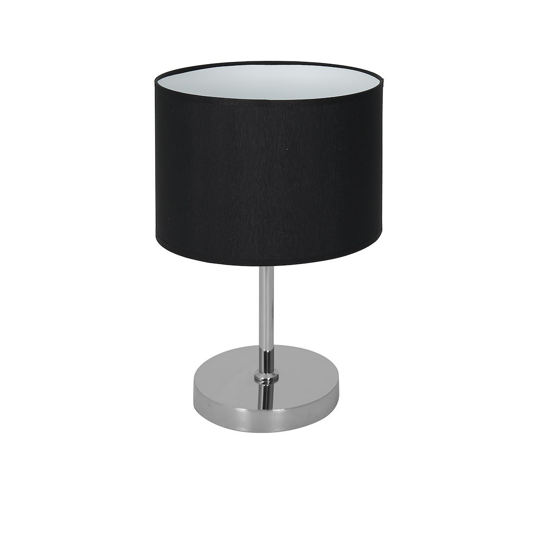 Lampka stołowa CASINO BLACK/CHROME 1xE27 - obrazek 3