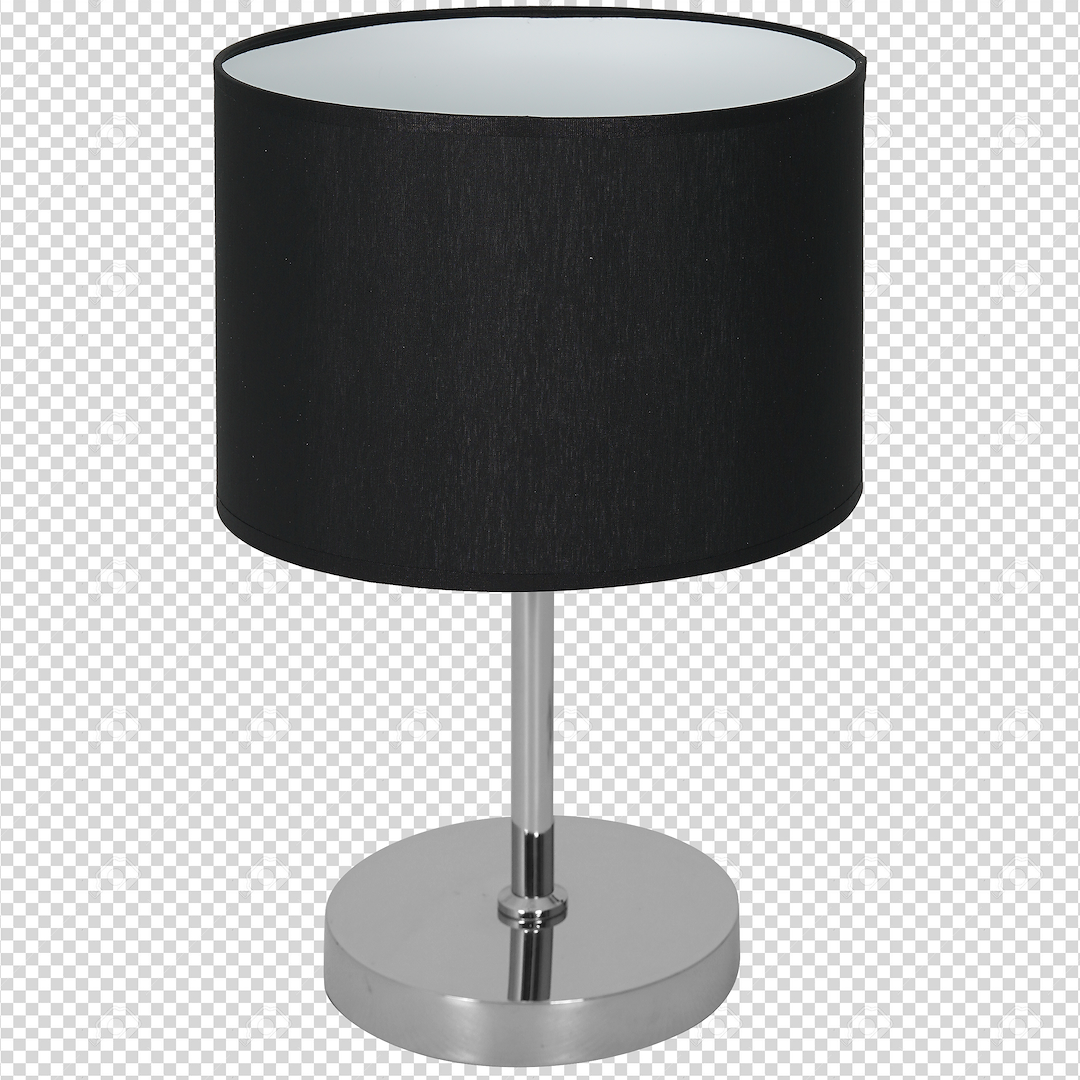 Lampka stołowa CASINO BLACK/CHROME 1xE27 - obrazek 8