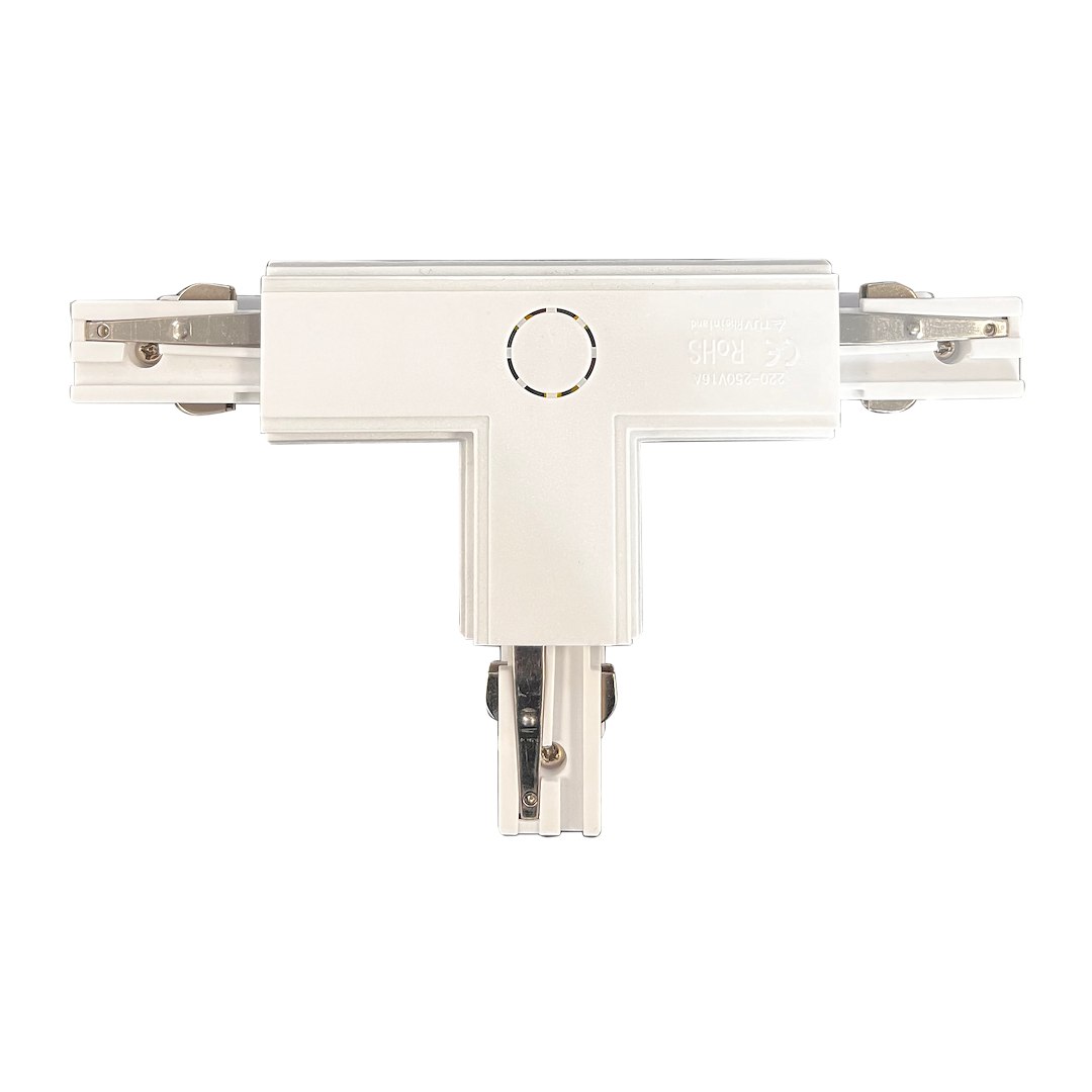 Łącznik Lampy Track Light Biały 3-obwodowy Typ: T UL - obrazek 3