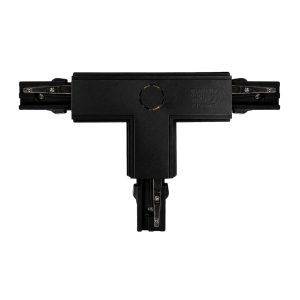 Łącznik Lampy Track Light Czarny 3-obwodowy Typ: T UR