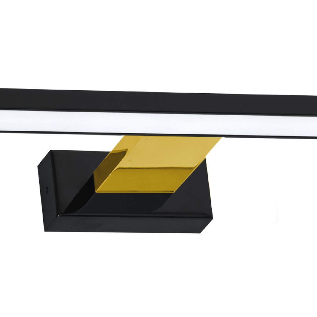 Kinkiet SHINE BLACK/GOLD 60cm 13,8W LED - obrazek 2