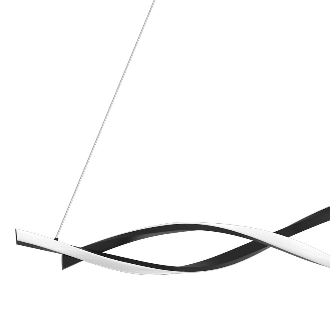 LAMPA WISZĄCA GRANT BLACK 38W LED - obrazek 2